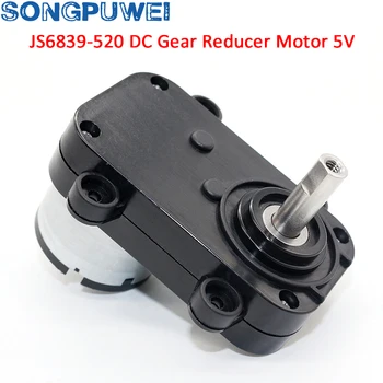 Мотор-редуктор за постоянен ток JS6839-520 за малка съдомиялна машина, електрически реклама светлинна кутия е ръчна изработка, 5 200 об/мин