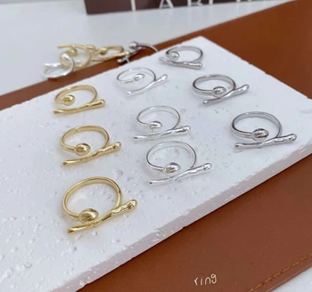 ГОРЕЩИ 3шт - пръстени Месинг със златно / сребърно /платинен покритие, открити регулируеми пръстени, пръстен латунное 1