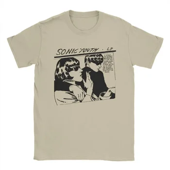 Двойката тениски на музикалната група Sonic Youth, хумористичен тениска от чист памук, тениски с къс ръкав, Облекла, подарък за рожден ден