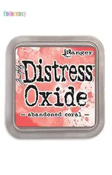 Мастилото на възглавничките на Tim Holtz Ranger Distress Oxide серия 2, Водоразтворими бои и пигментни мастила, които не са токсични и бескислотные, Аксесоари за бродерия 1