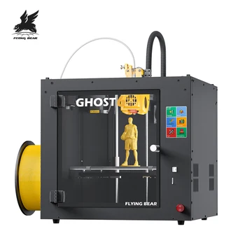 Flying Bear Популярен точност ръководят 3D принтер Ghost 6, затворени метални принтери, бързо многоцветен печат 25,5 * 21 * 20 см, направи си САМ, машина