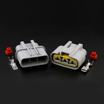 5 бр./лот 3Pin Автоматично Штекерный конектор за свързване на електронни фенове висока мощност и висок ток QLW-A-3F-GR