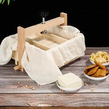 Комплекти дървени матрици със собствените си ръце, Форма за домашно сирене, Тофу, соево сирене, Кухненски Принадлежности, Инструменти за готвене, Преносимо оборудване