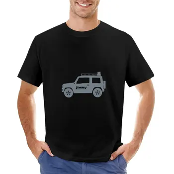 Jimny Adventure - тъмно сива тениска големи размери, облекла в стил хипи и тениска за момчета, мъжки ризи с дълъг ръкав