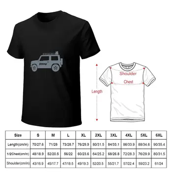 Jimny Adventure - тъмно сива тениска големи размери, облекла в стил хипи и тениска за момчета, мъжки ризи с дълъг ръкав 1